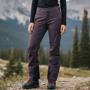 Obermeyer Women’s Fusion Stretch Ski Pants Purple Insulated Snow Pants Size 6